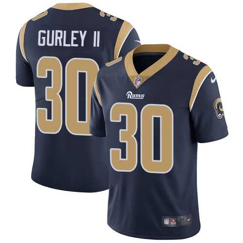 Nike Los Angeles Rams #30 Todd Gurley II Navy Blue Team Color NFL Vapor Untouchable Limited Jersey,We sell and wholesale Nike Los Angeles Rams #30 Todd Gurley II Navy Blue Team Color NFL Vapor Untouchable Limited Jersey on line form chian!